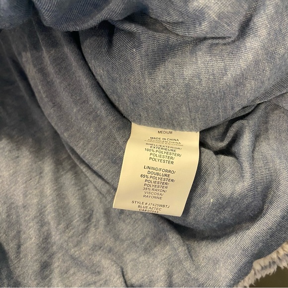 NWOT Thread & Supply 1/4 Zip Sherpa Sweater Size Medium - Picture 3 of 4